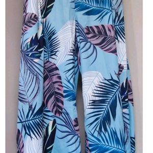 Trina Turk tropical pants with built-in shorts size 12